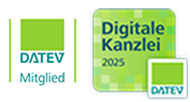 Label DATEV Mitglied 2024 und Label Digitale Kanzlei 2025